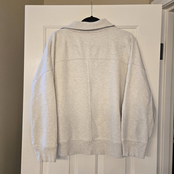 Athleta Soft Gray Cowl Neck Sweater - Picture 3 of 3
